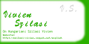 vivien szilasi business card